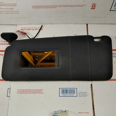 BMW X5 2000-2006 lado del conductor parasol negro con luz Foto 1 de 4