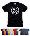 25. Geburtstag Jubiläum - Herren-T-Shirt, Gr. S bis XXXL