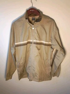 Nike Vintage Nylon Windbreaker karki Jacket Y2K Size Large VGC - Picture 1 of 10