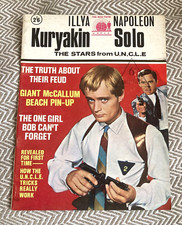 'The Stars from U.N.C.L.E. Illya Kuryakin & Napoleon Solo' - Rare Magazine Plus