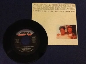 ARETHA FRANKLIN/GEORGE MICHAEL ~ Ich wusste, dass du wartest (auf mich) 1987 45u/min ~ NEUWERTIG - Bild 1 von 5
