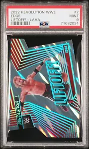 2022 Panini Revolution WWE Liftoff! Lava #7 Edge PSA 9 MINT 01/10 1/1 CANADA - Picture 1 of 2