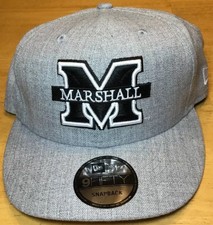 New Era 9Fifty Marshall Thundering Herd Gray Snapback BRAND NEW hat cap The MU