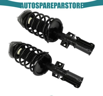 For Volvo S60 2001-2009 S80 1999-2006 V70 2001-2007 Front 2 Strut Shocks Springs - Image 1 of 4
