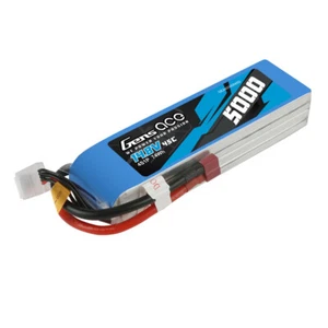Gens Ace 14.8V 45C 5000mAh 4S batteria lipo spina a T per elicottero radiocomandato aereo nuovo - Foto 1 di 5