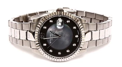 Relógio Stuhrling original feminino aço inoxidável prata F1121 - Imagem 1 de 4