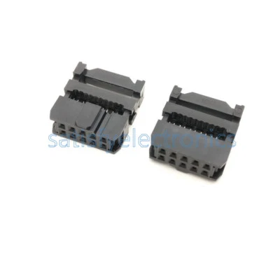 20PCS NEW IDC 10 PIN Female Header FC-10 2.54 mm pitch Socket Connector - Image 1 of 4