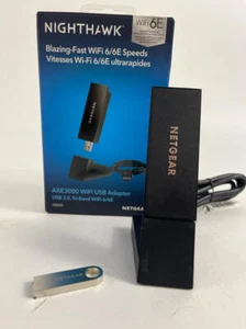 Netgear Nighthawk WiFi 6 oder 6E USB 3.0 Adapter (A8000) - AXE3000 - Bild 1 von 6