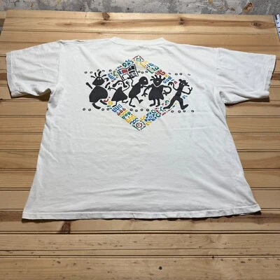 Vintage 90s North Shore News Hawaii Traditional Native Art Shirt Size XL - Image 1 of 4