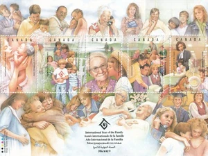 Canadá 1994 Yvert SS 11 año familiar MNH VF - Imagen 1 de 1