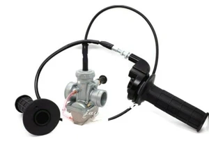 Carburetor W/ Throttle Grip & Cable For For Kawasaki KX60 KX65 - Picture 1 of 2