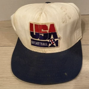 Vintage Team USA Basketball Hat Cap Snap Back 92 Dream Team - Picture 1 of 5