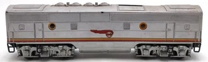 Lionel 2343C Vintage O Santa Fe F-3 Screen Top Non-Pwd. B-Unit Diesel Locomotive - Picture 1 of 4