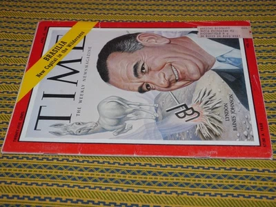 Time Magazine - April 25, 1960 - Lyndon Baines Johnson - Vintage Nice! - Image 1 of 2
