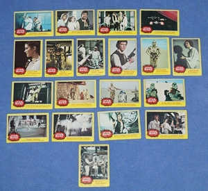 19 STAR WARS CARDS, YELLOW SERIES, (1977) MOST IN VG CONDITION (SEE PICS) - Picture 1 of 11