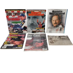 Lot 5 Dale Earnhardt Magazines Dale Earnhardt Jr Airborne NAPA Auto Parts 300 - Picture 1 of 10