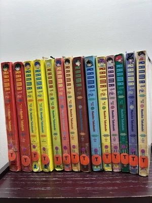 Ranma 1/2  English Manga LOT of 14 Volumes Rumiko Takahashi Paperback - Image 1 of 4