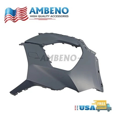 For Audi Q3 19-22 23 Bumper Face Bar End Extension Front RH Passenger Side Hand - Image 1 of 4