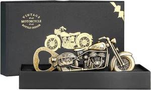 Retro Motorrad Bierflaschenöffner – Ideales Geschenk für Männer und Bierliebhabe - Bild 1 von 7