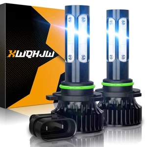 NEW 2x 9006 HB4 8000K XWQHJW 8000LM LED Headlight Bulbs Kit High Low Beam - Picture 1 of 9