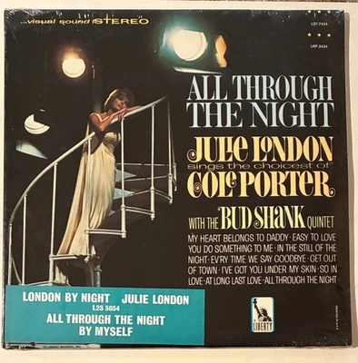 SEALED Julie London All Through the Night + By Myself  2 LPs Vinyl Vintage - Image 1 of 2