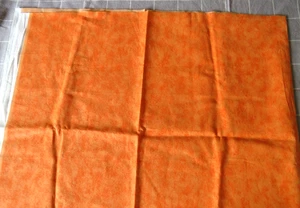 BRIGHT ORANGE VIP CRANSTON PRINT WORKS 30” X WOF, Halloween - Picture 1 of 2