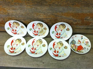 GOEBEL CHRISTMAS PLATES BY CHARLOT BYJ  1973 1ST EDITION & 1974 2ND EDITION - Picture 1 of 8