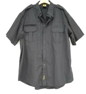 Propper 89706 Tactical Police Black Short Sleeve Shirt Size Large Regular - Picture 1 of 5