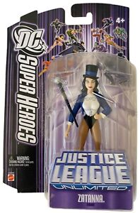 Mattel DC Super Heroes Justice League Unlimited JLU Zatanna Figure NEW 2007