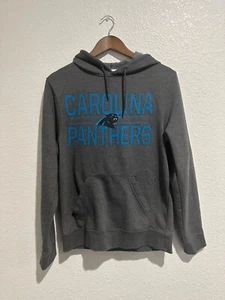 Majestic Carolina Panthers Hoodie Sweatshirt Adult Small Gray Pullover Mens - Picture 1 of 3