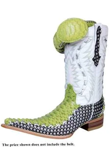 Botas de Vaquero Bota Vaquera Tejida/O (Spcls) Folia Pitón/Sint Círculo ID 30091 - Imagen 1 de 1
