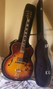 90s Sebring Samick JS-20 SB ( Gibson L-5 style) Jazz Box Electric Hollow Guitar - Picture 1 of 15