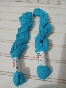 2 hilos de costura de algodón japonés Union azul 100 % - Imagen 1 de 4