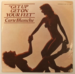 CARTE BLANCHE - GET UP GET ON YOUR FEET - 1979 GERMAN 7" SINGLE PS, SEXY COVER - Picture 1 of 4