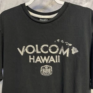 Vintage Y2K Volcom Hawaii T Shirt Mens XL Black Short Sleeve Surfing - Picture 1 of 11