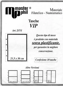 TASCA INTERA PER FOLDER VIP K211 SENZA PLASTIFICANTE - DITTA MASTERPHIL - Imagen 1 de 1
