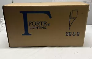 Forte Lighting 2582-01 Bronze Single Light 16-3/4"H Wall Sconce - Picture 1 of 5