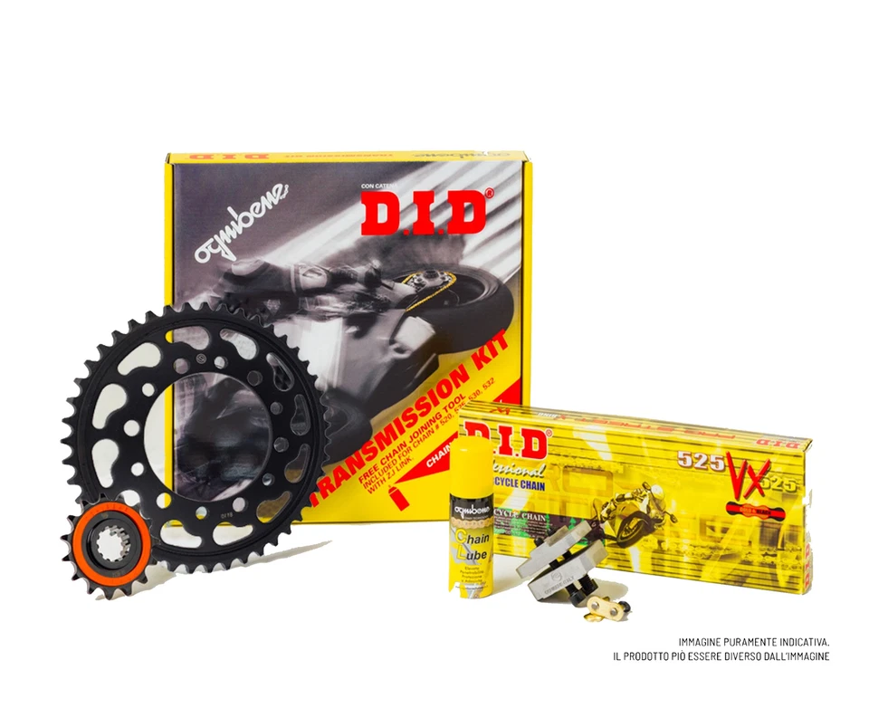 KIT TRASMISSIONE DID CATENA CORONA PIGNONE YAMAHA YZF 1000 R1 2004 2005 - Immagine 1 di 1