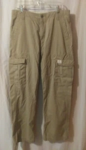 Pantalones cargo holgados Levi's 34 x 34,5 caqui sueltos rectos para hombre patinador grunge ~ a3 - Imagen 1 de 13