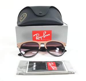 Ray-Ban Sunglasses RB4471 IRIS 6633/8H Black Beige Frame w/ Pink Gradient Lenses - Picture 1 of 14