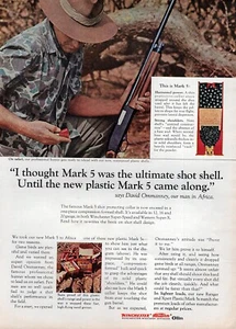 1964 Winchester Western Mark 5 Shotgun Shells Ammo Original Color Print Ad - Picture 1 of 1