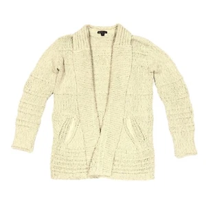 James Perse Women's Chunky Textured Open Front Knit Cardigan Size 2/Medium - Picture 1 of 9