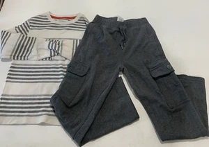 Boys Bundle Shirt Jogger Pants Size L(7) - Picture 1 of 20