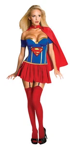 Supergirl Sexy Deluxe Adult Women's Costume DC Comics Rubies - Picture 1 of 1