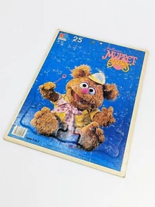 Rompecabezas de colección 1984 Jim Henson's MUPPET BABIES FOZIE OSO ¡100 %!¡! - Imagen 1 de 6
