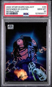 2024 Star Wars Galaxy Defender Of The Empire #26 Refractor | Graded PSA 10 - Picture 1 of 3