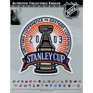 2003 NHL Stanley Cup Finals Jersey Patch New Jersey Devils Anaheim Mighty Ducks - Bild 1 von 2