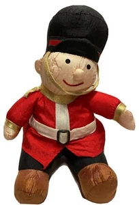 Soldier Guard Nylon Plüschtier Stofftier 14 Zoll Toy International Silver Co. Weihnachten - Bild 1 von 9