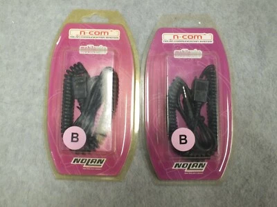 N-Com Nolan Cable Cable Móvil Tipo "B" Lote de 2 Nuevo en Caja Foto 1 de 3