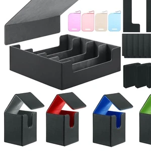 5000-Card Trading Deck Case Set with Waterproof Magnetic Closure & Dividers - Picture 1 of 9